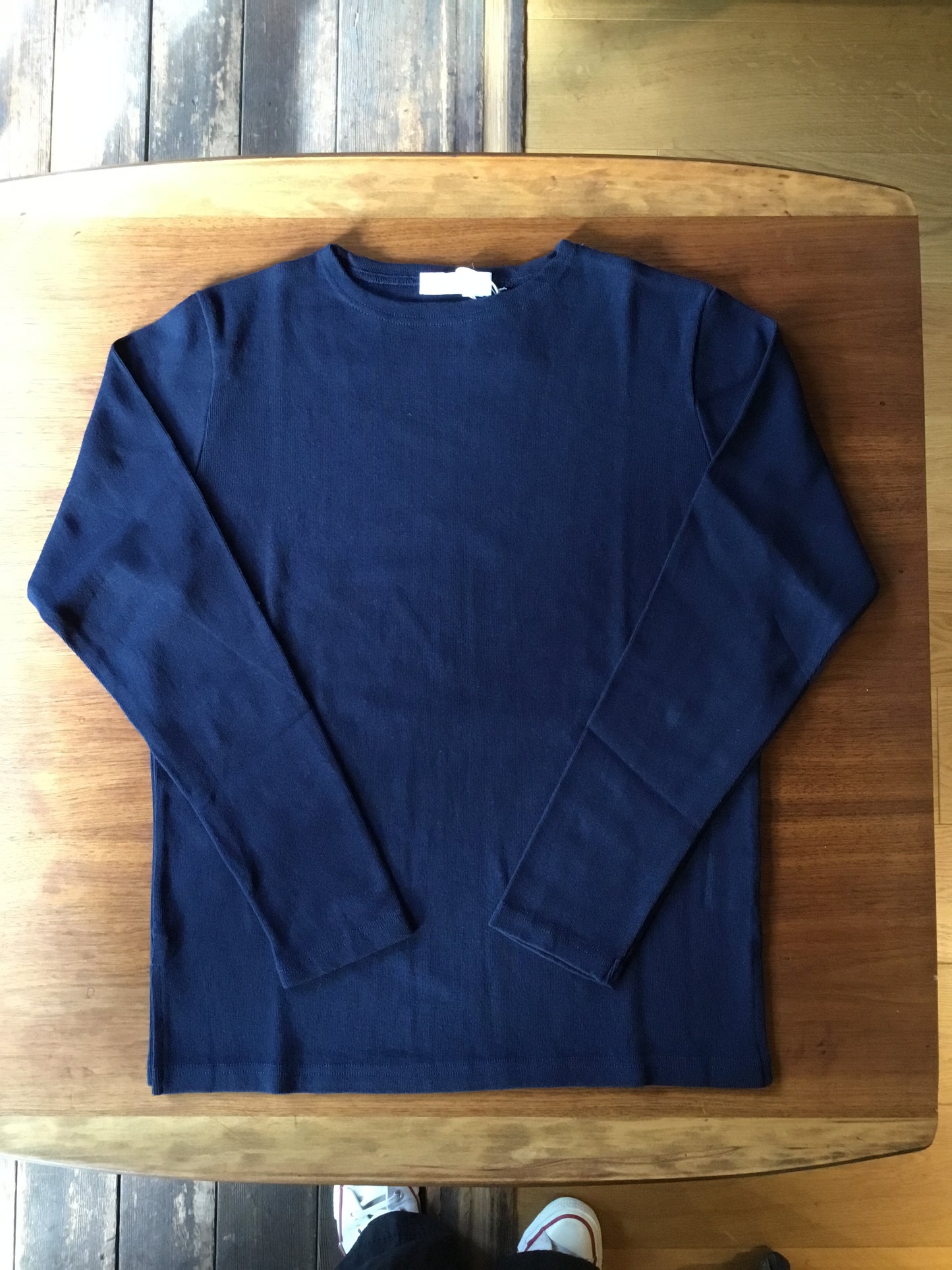 【homspun (ホームスパン) 】ボートネックPO