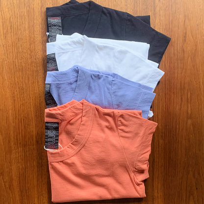 【homspun (ホームスパン) 】30／1天竺フレンチTシャツ