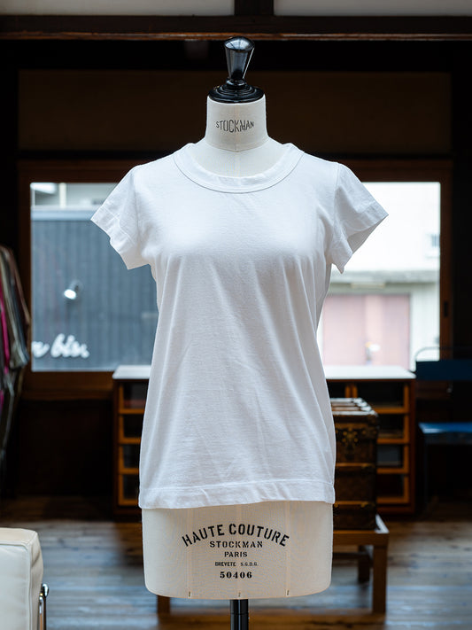【homspun (ホームスパン) 】30／1天竺フレンチTシャツ