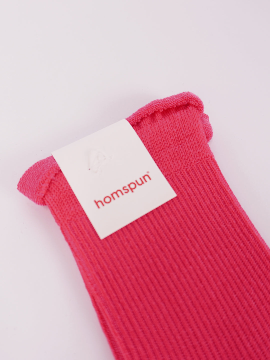 【homspun (ホームスパン) 】シルケットコットンソックス