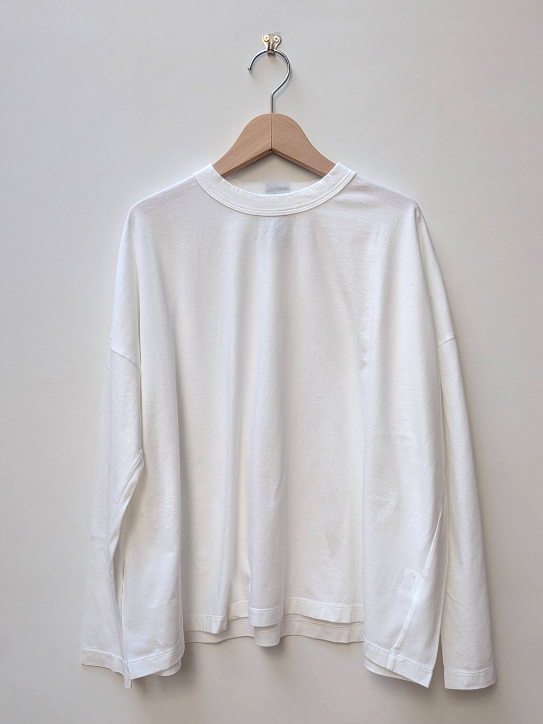 【homspun (ホームスパン) 】30／1天竺BIG L/S Tシャツ