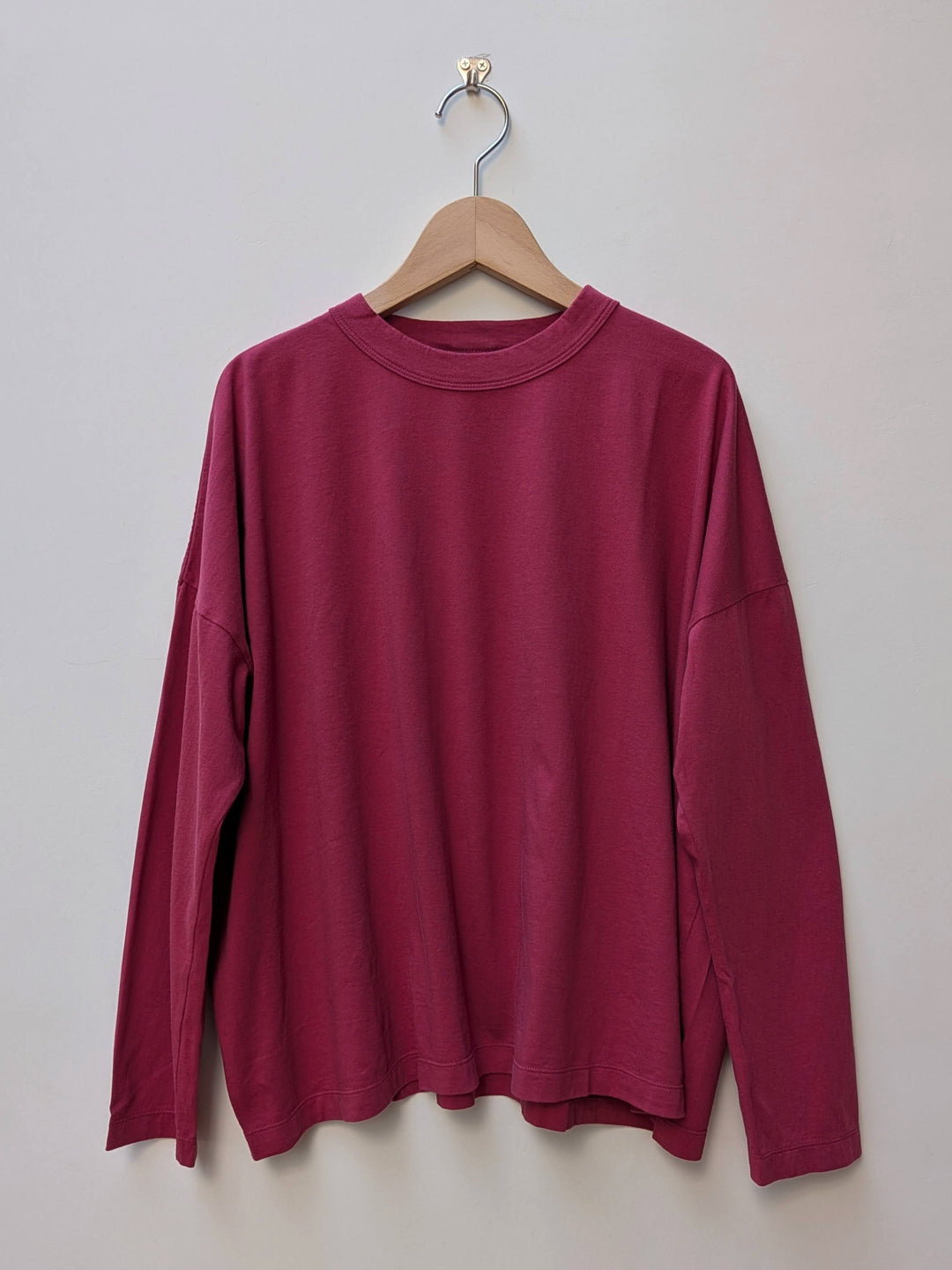 【homspun (ホームスパン) 】30／1天竺BIG L/S Tシャツ