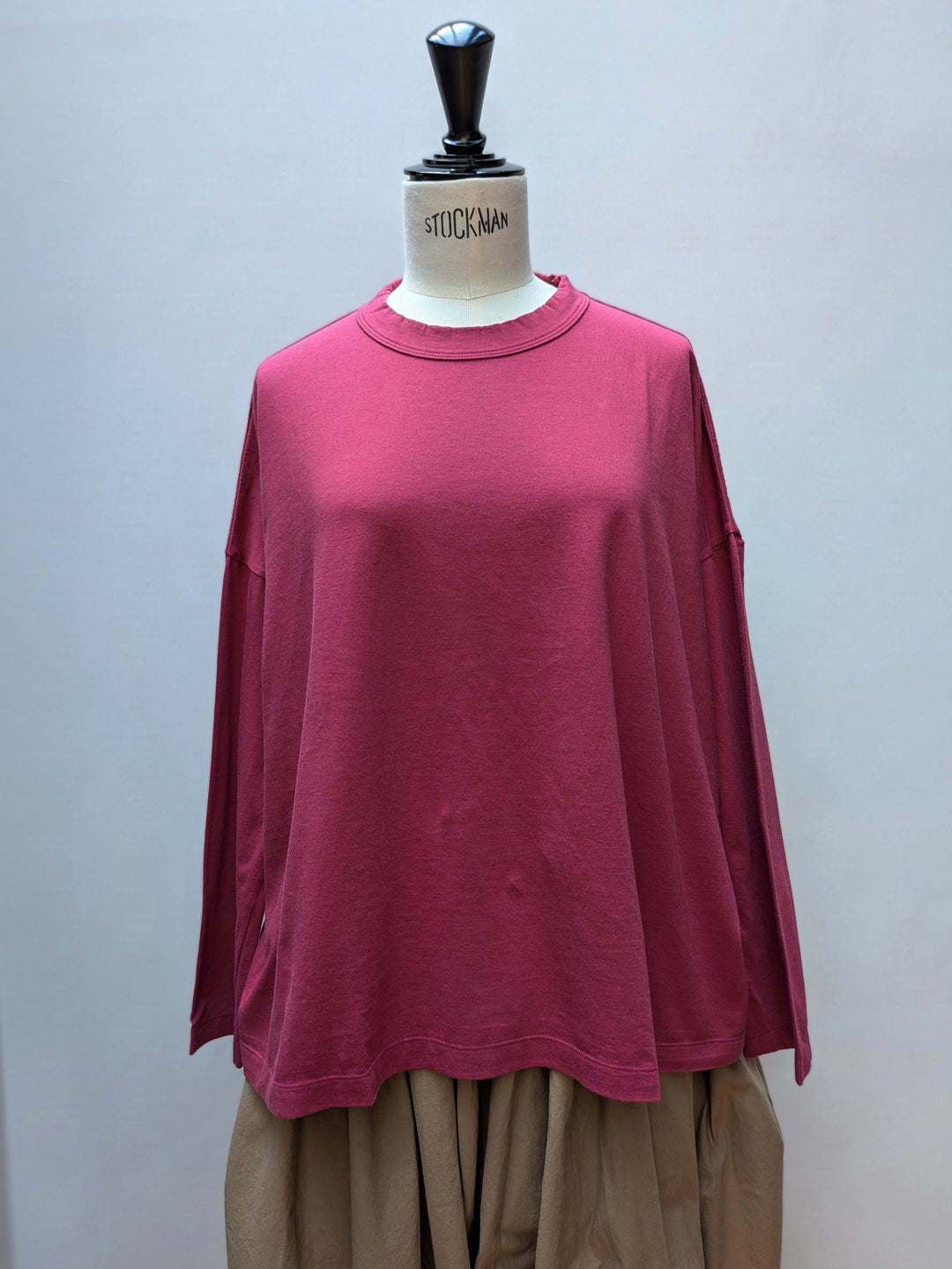 【homspun (ホームスパン) 】30／1天竺BIG L/S Tシャツ