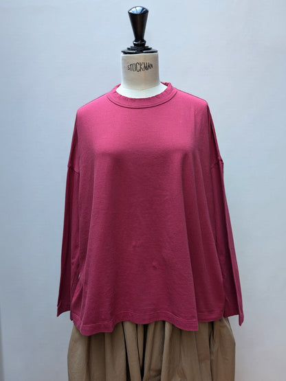 【homspun (ホームスパン) 】30／1天竺BIG L/S Tシャツ