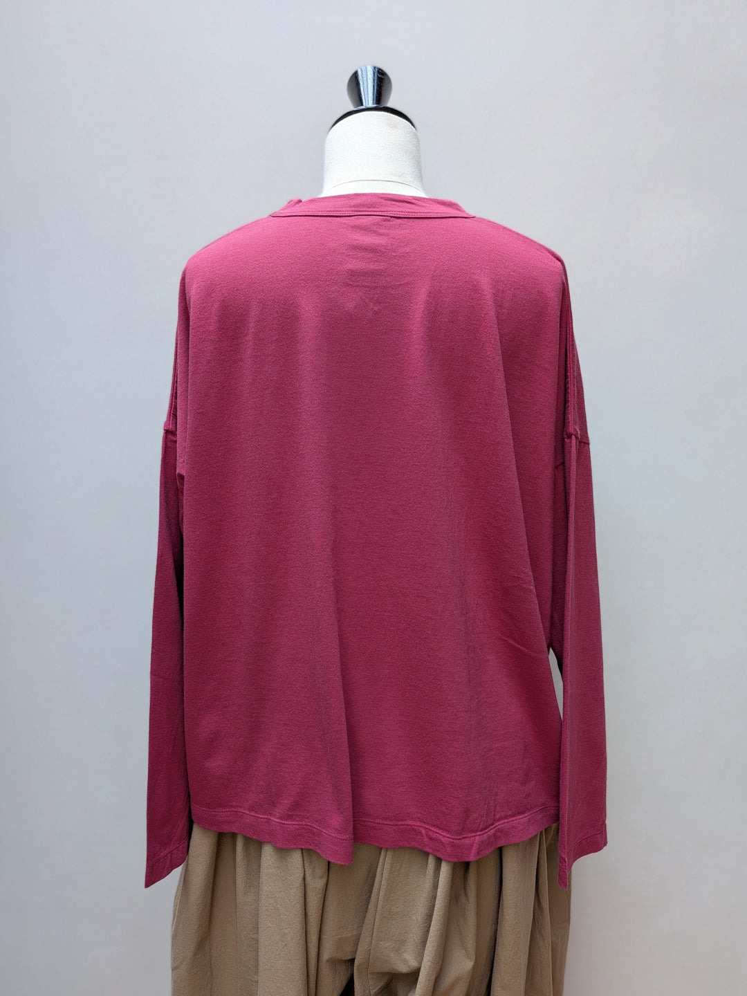 【homspun (ホームスパン) 】30／1天竺BIG L/S Tシャツ
