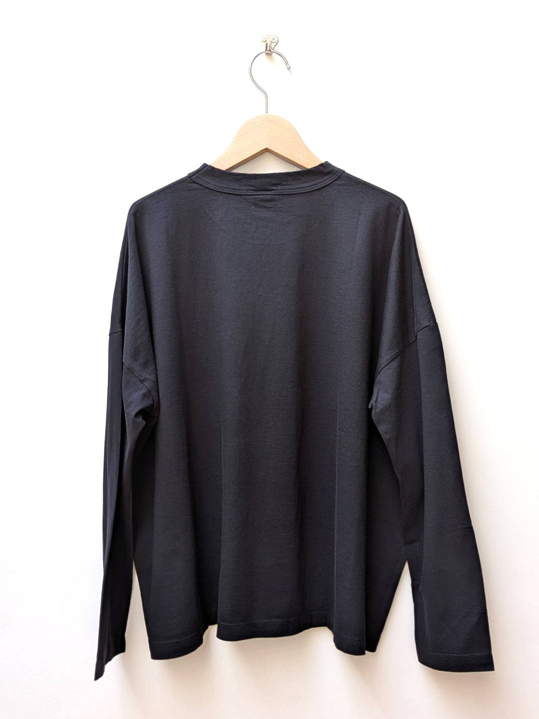【homspun (ホームスパン) 】30／1天竺BIG L/S Tシャツ