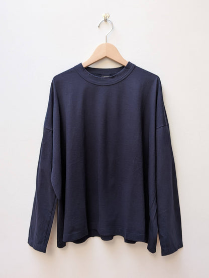 【homspun (ホームスパン) 】30／1天竺BIG L/S Tシャツ