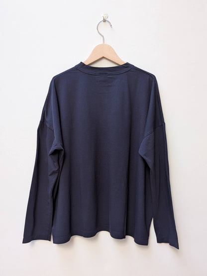 【homspun (ホームスパン) 】30／1天竺BIG L/S Tシャツ