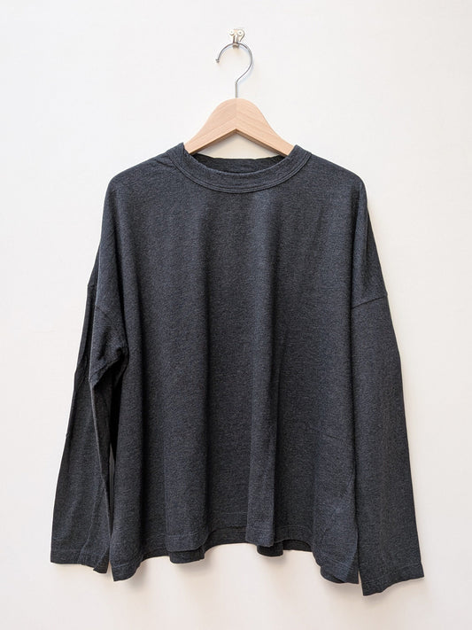 【homspun (ホームスパン) 】30／1天竺BIG L/S Tシャツ