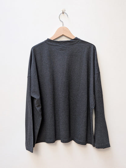 【homspun (ホームスパン) 】30／1天竺BIG L/S Tシャツ
