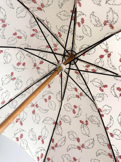 【イイダ傘店】日傘　くわの実