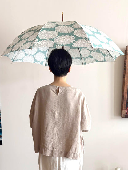 【イイダ傘店】晴雨兼用  あじさい