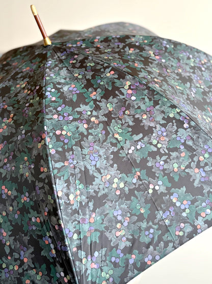 【イイダ傘店】晴雨兼用  ダークブルーベリー