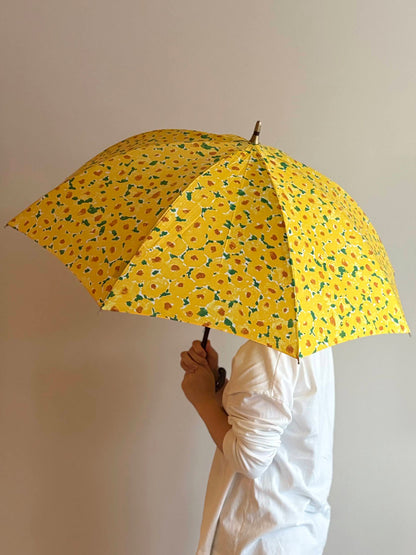 【イイダ傘店】晴雨兼用　インドの花