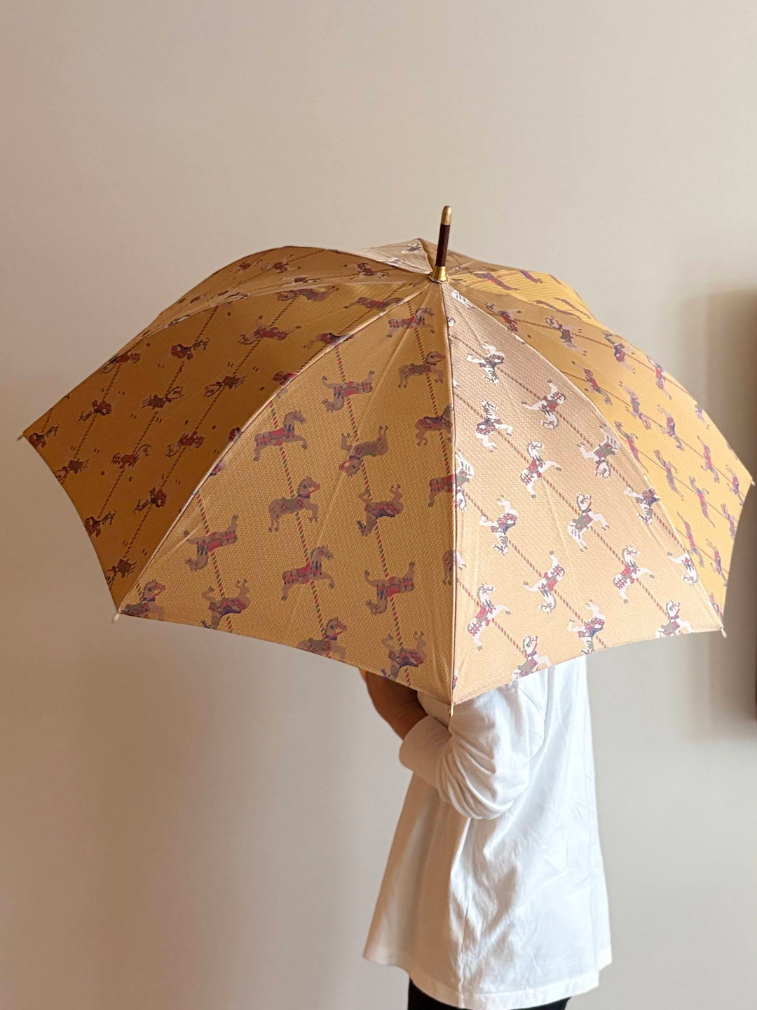 【イイダ傘店】晴雨兼用  木馬