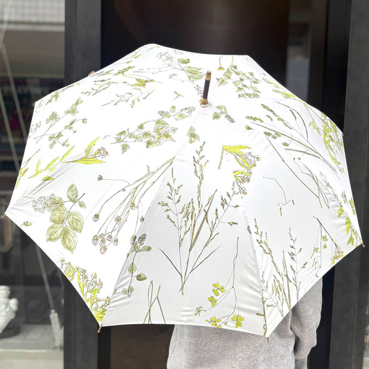 【イイダ傘店】晴雨兼用　押花