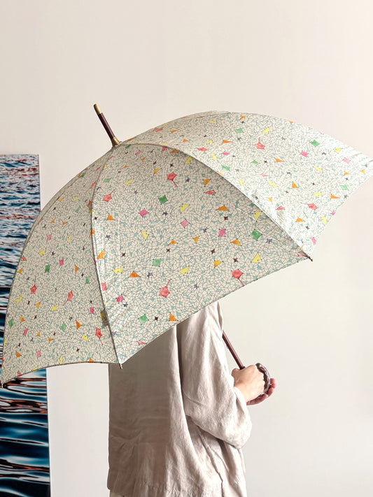 【イイダ傘店】晴雨兼用　しろくま