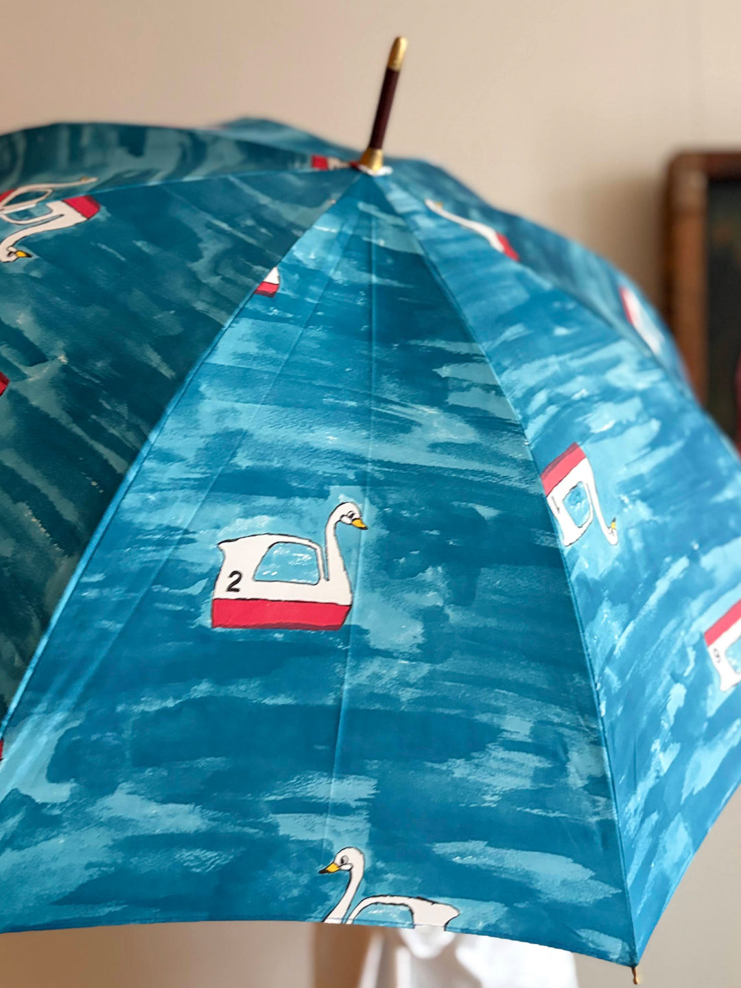 【イイダ傘店】晴雨兼用　スワン
