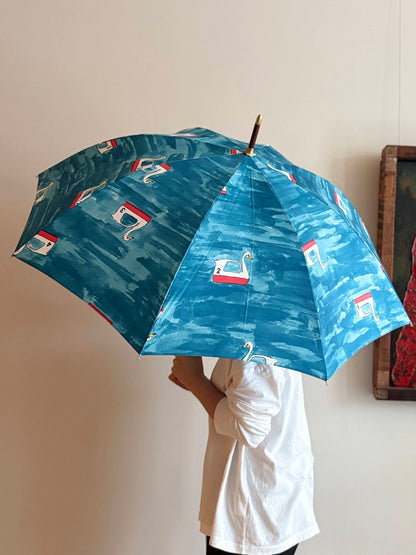 【イイダ傘店】晴雨兼用　スワン