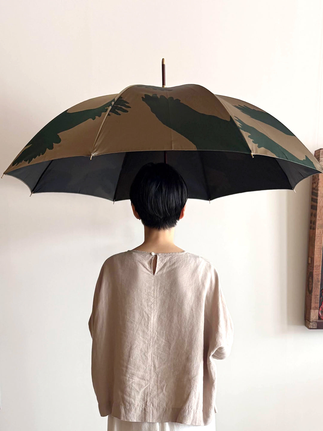 【イイダ傘店】晴雨兼用　トンビ