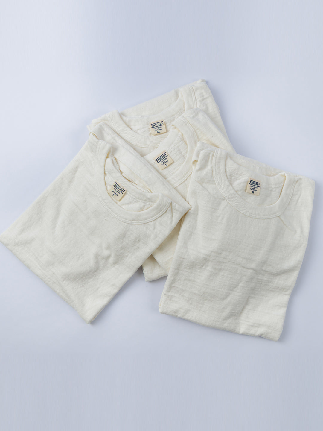 【今城メリヤス】PATCHII 丸胴半袖Tシャツ