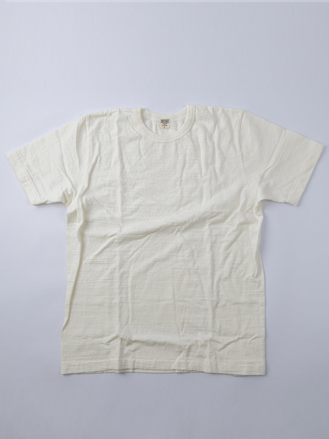 【今城メリヤス】PATCHII 丸胴半袖Tシャツ