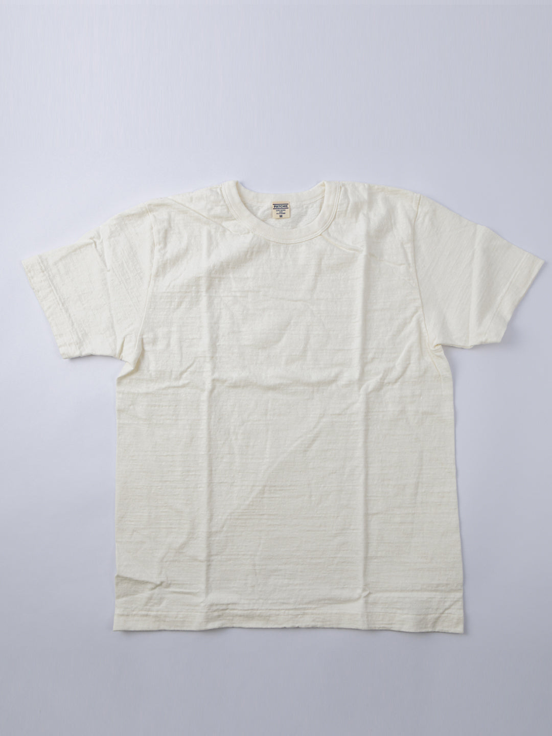 【今城メリヤス】PATCHII 丸胴半袖Tシャツ