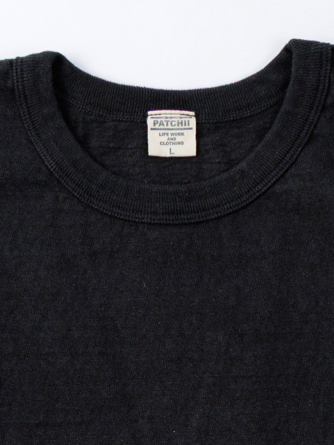【今城メリヤス】PATCHII 丸胴半袖Tシャツ