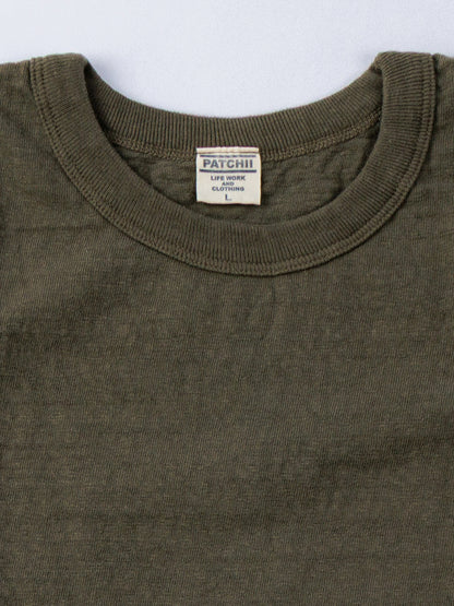 【今城メリヤス】PATCHII 丸胴半袖Tシャツ