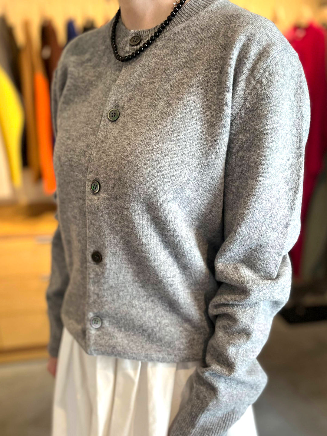 SUNNY CREW NECK CARDIGAN　サニーオリジナルクルーネックカーディガン
